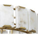Rovira LED Cream / Brushed Gold Chandelier Ceiling Light